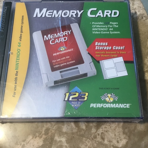 Bonus*NINTENDO 64 MEMORY CARD PERFORMANCE & STORAGE CASE holds 3 cards. - Picture 1 of 7